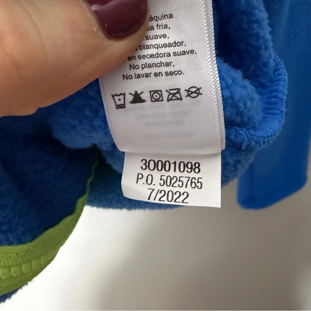 Vineyard Vines Boys Kids Fleece Full Zip Hooded Hoodie Jacket Coat Blue